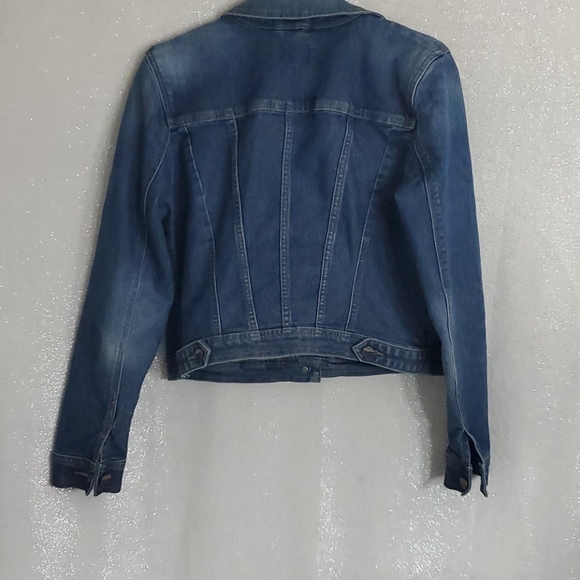 Item #15* DKNY Womens Jean Jacket sz Large - Picture 5 of 5